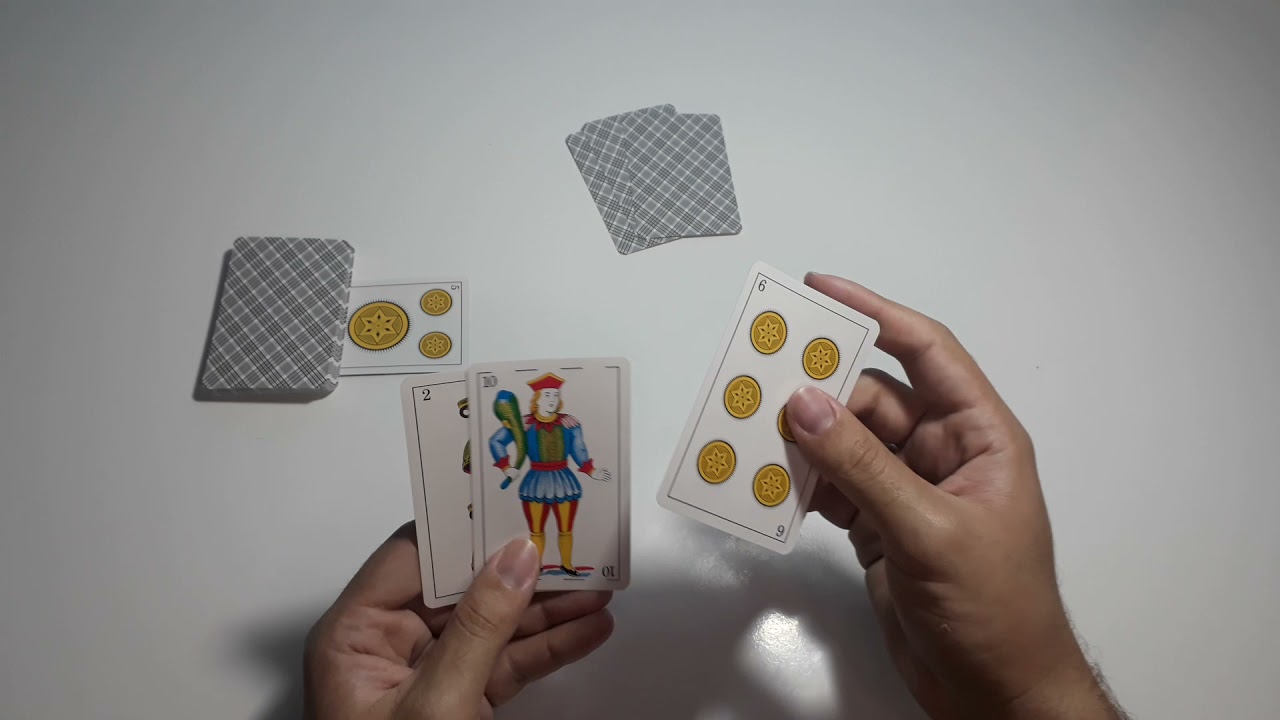 Como Jogar Bisca (Baralho Espanhol) 2 Jogadores