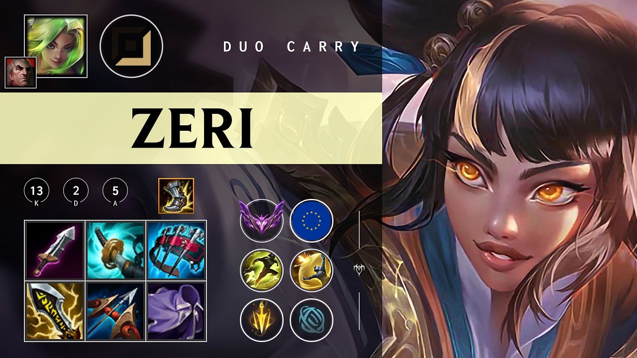 Zeri ADC vs Cassiopeia - EUW Master Patch 26.06