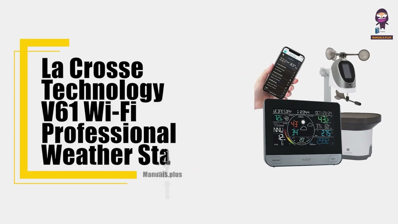 How to Set Up Your La Crosse Technology V61 Wi-Fi Professional Weather Station