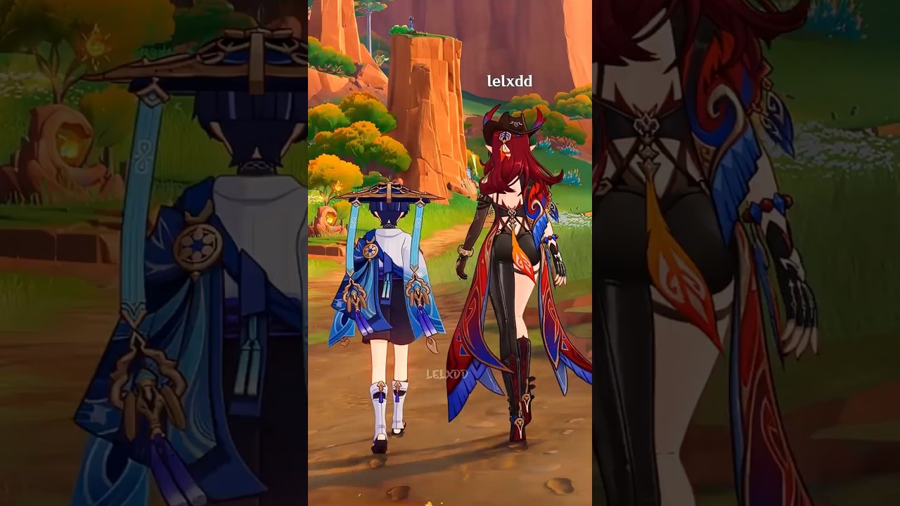CHASCA vs WANDERER #genshinimpact #genshinimpactedit #genshinshorts #genshinedit #chasca #wanderer