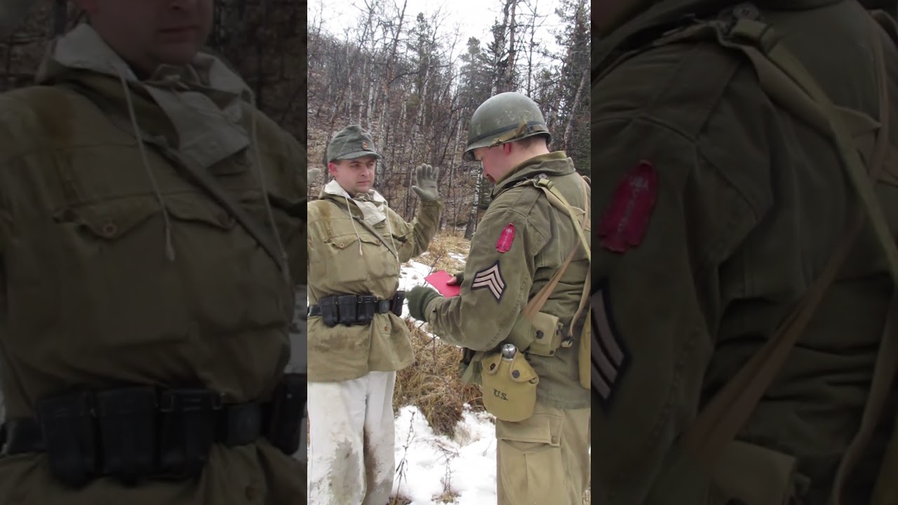 WWII Reenactment Tips: Searching POWs - #shorts
