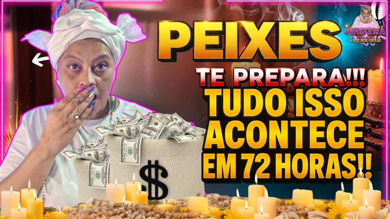 PEIXES, O UNIVERSO VAI TE CHOCAR!! 💥💰 EM 72H ALGO GIGANTE MUDA TUDO!!