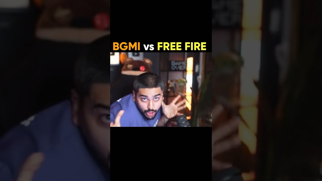 BGMI vs Free Fire Player😜