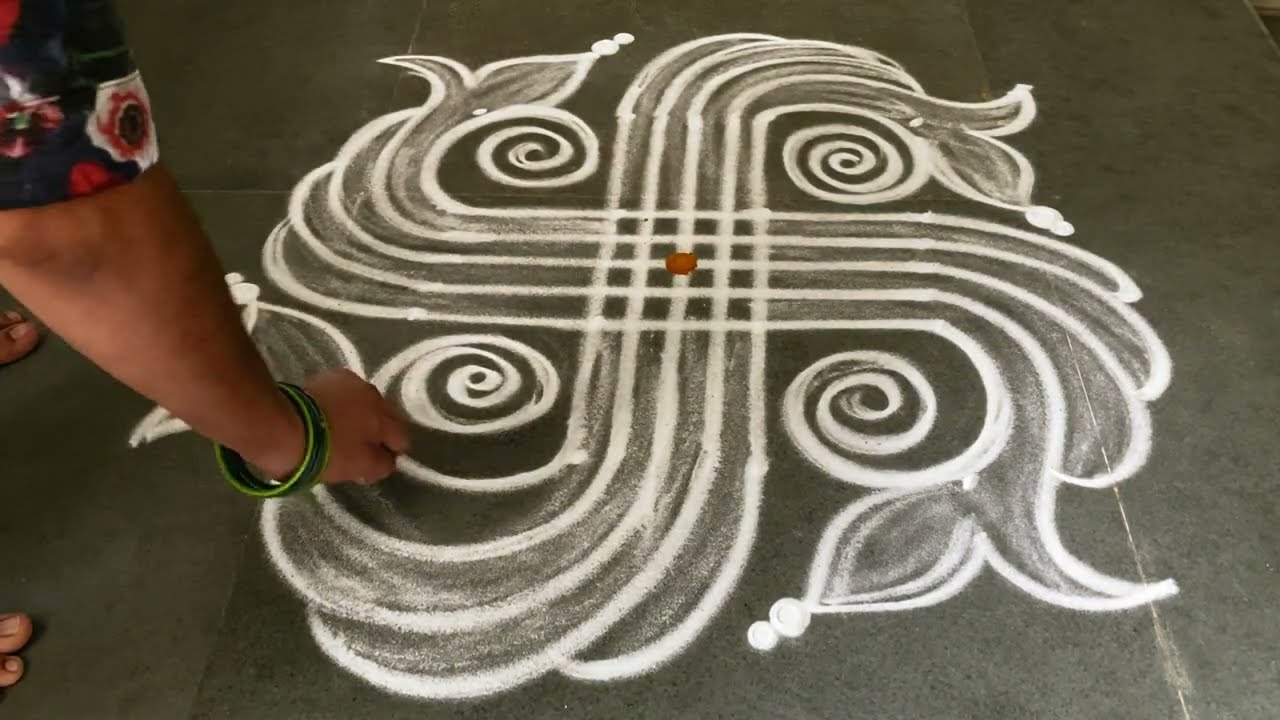 Easy padikolam designs| Simple muggulu designs| easy rangoli designs| Beginners kolam