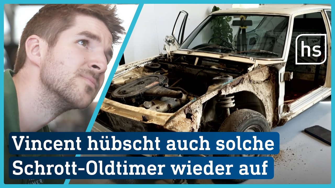 Erfolg trotz viel Gegenwind: Vincent (26) ist Oldtimer-Restaurator | hessenschau