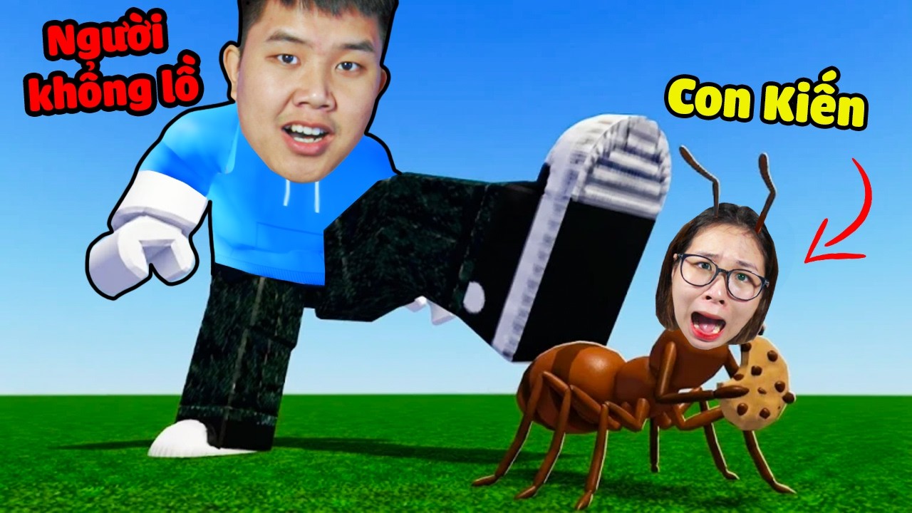 bqThanh hoá thành NGƯỜI KHỔNG LỒ đuổi dẫm CON KIẾN tí hon Ốc trộm đồ ăn về tổ
