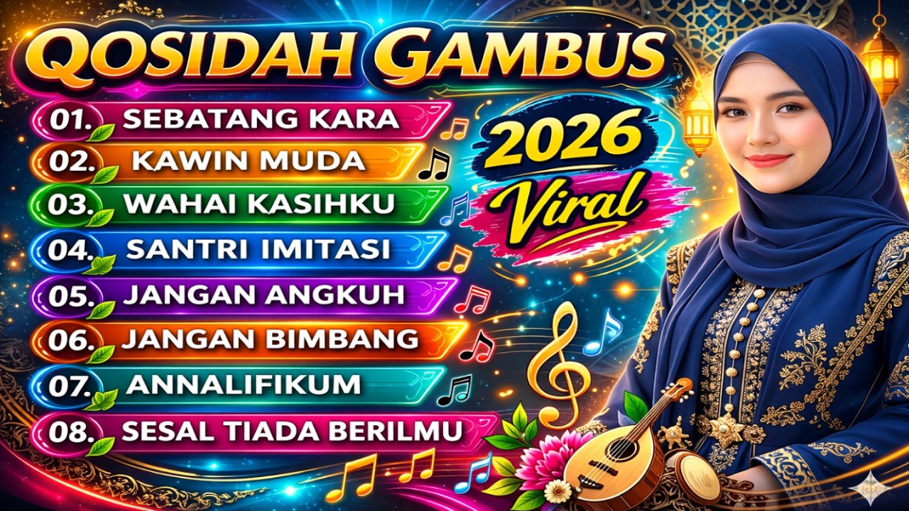 LAGU QOSIDAH TERBAIK SEPANJANG MASA - PENYEJUK HATI YANG SEDANG GELISAH