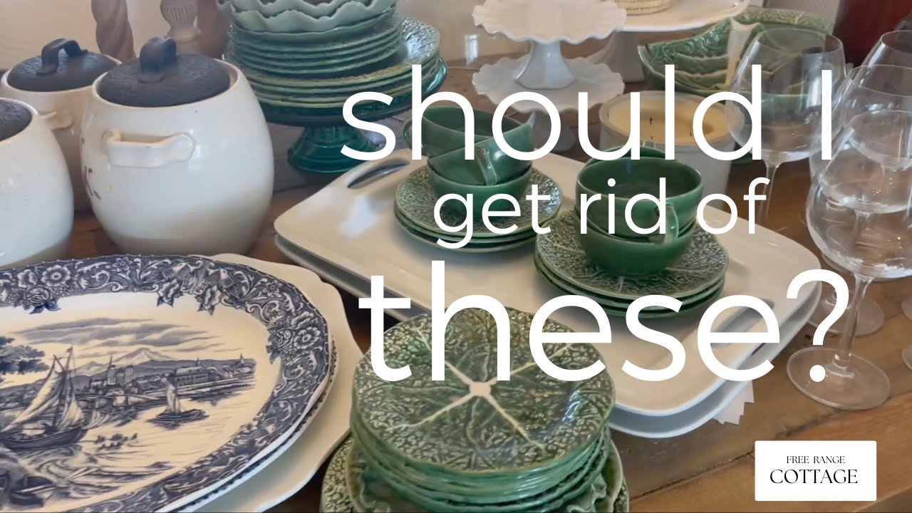 Small Dining Room Ideas: Decluttering + Using what I have + Thrifted finds