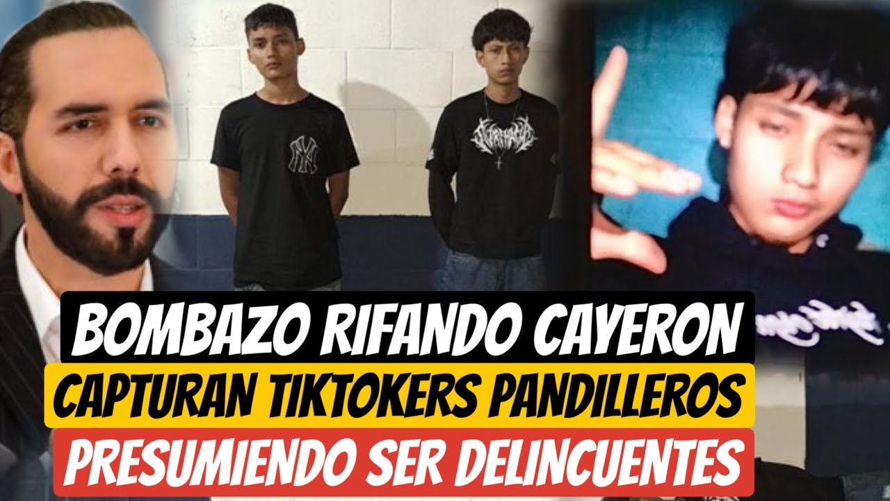 CAEN TIK-TOKERS PANDILLEROS PRESUMIENDO EN PLENO EN VIVO 