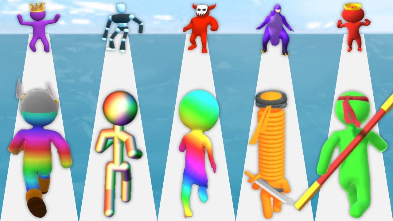 Playing 1000 Short Satisfaying Games - Giant Rush, Tall Man Run, Size Up, Long Neck Run, Level Up...
