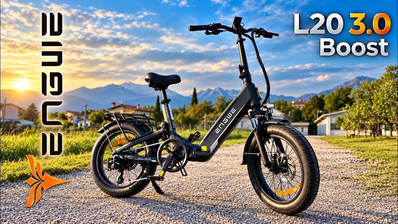 ENGWE L20 3.0 Boost 2026 | Powerful Foldable E-Bike | &euro;100 OFF + &euro;665 FREE Extras! 🔥