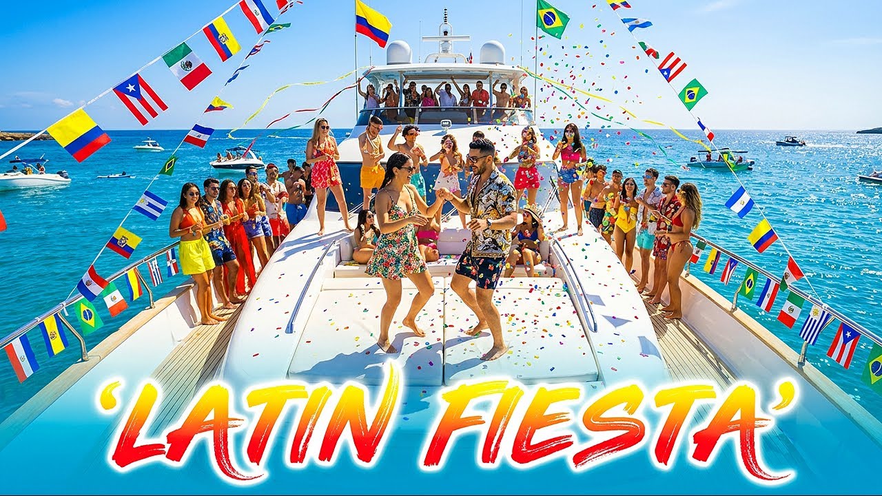 Fiesta Latina 2026 🎉 Boat Party Reggaeton | Non-Stop Dancehall