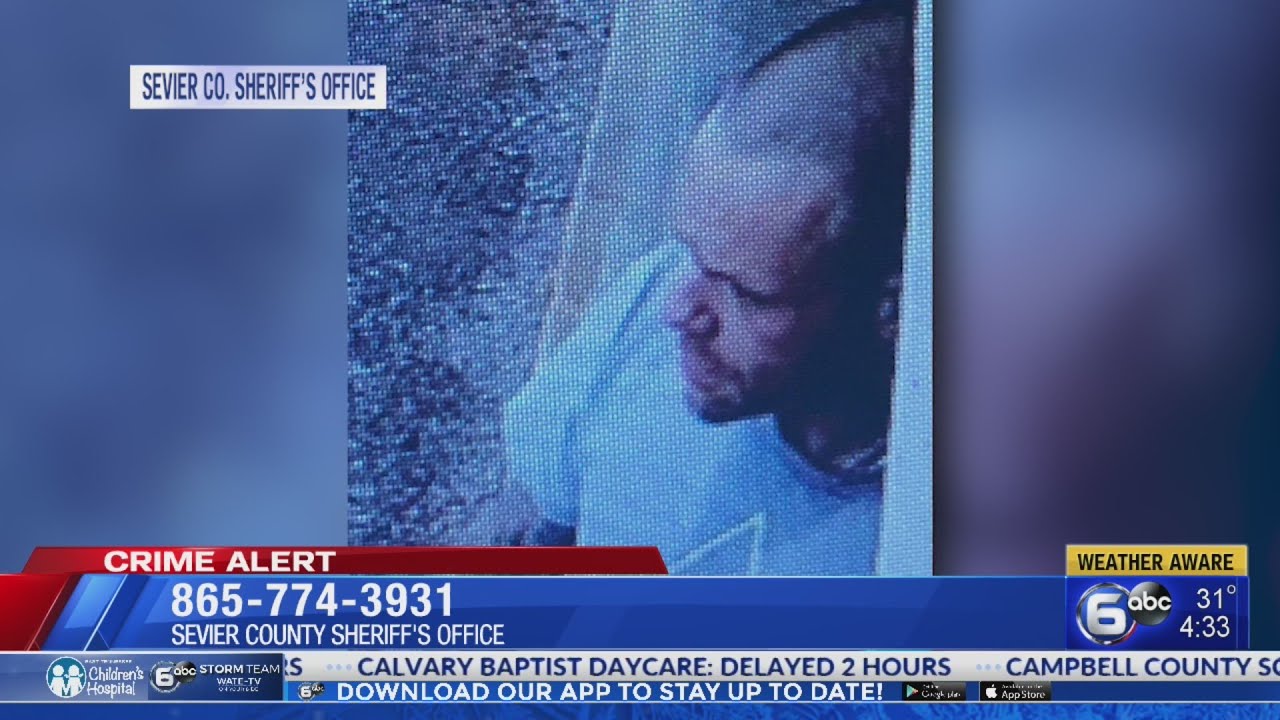 Sevier County deputies seeking man in connection to home and vehicle burglaries