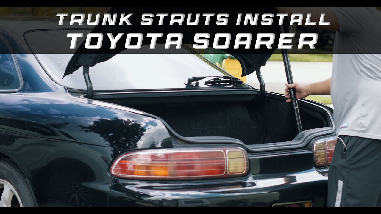Toyota Soarer / Lexus SC300 & SC400 - Trunk Struts Install