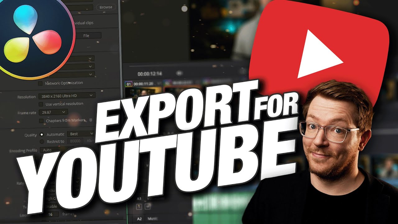 ПРОЩЕ ВСЁ! Davinci Resolve: 18 бесплатных настроек рендеринга для YOUTUBE!