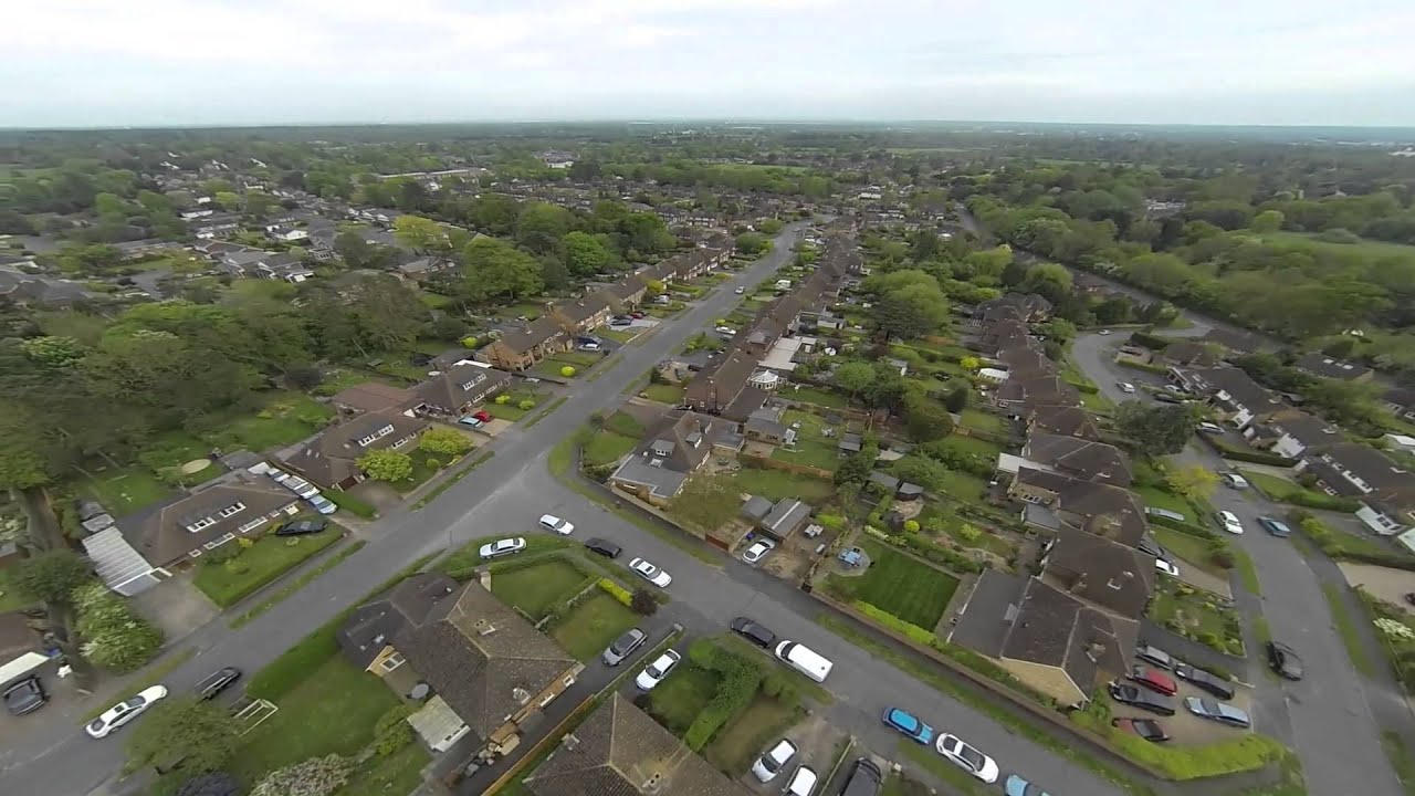 DJI F550 Drone over Stoke Poges