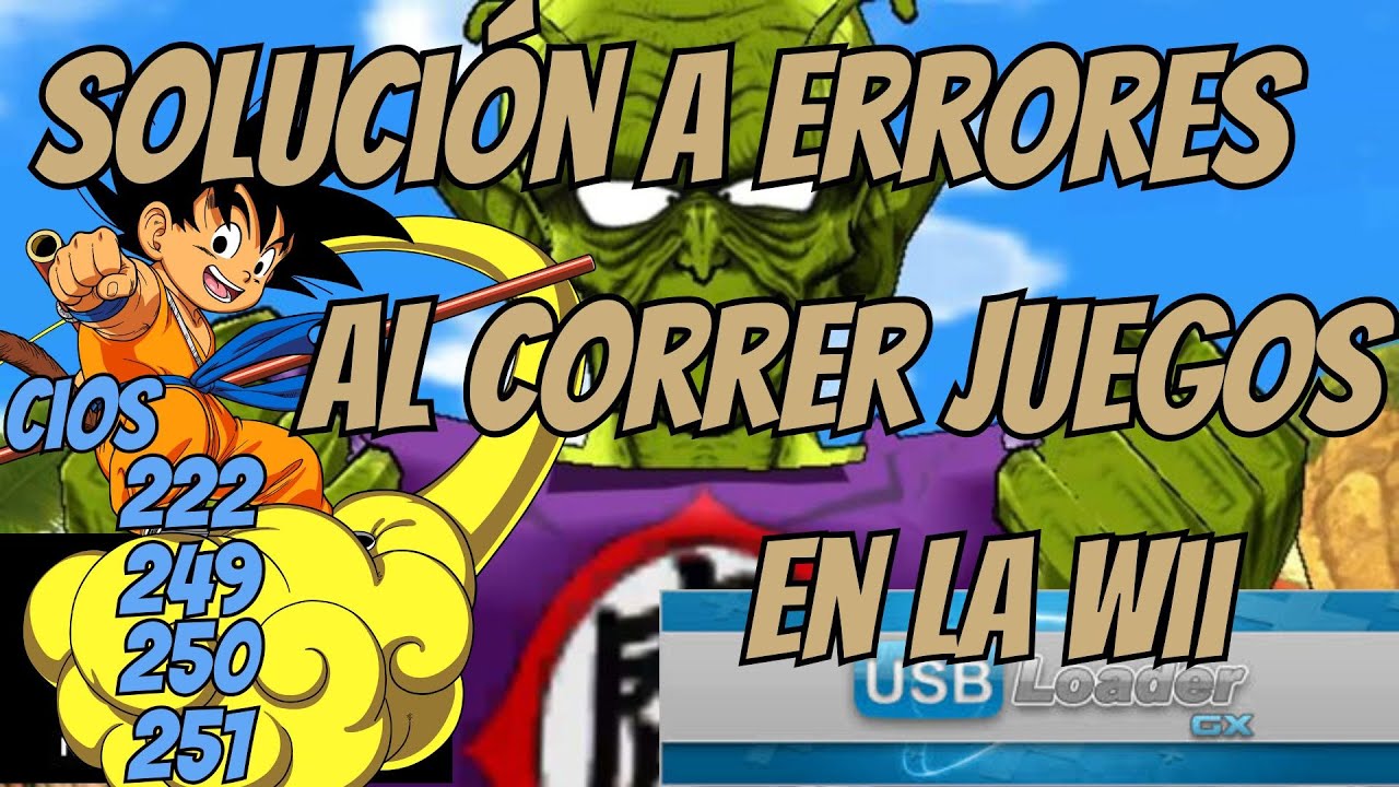 Como solucionar el error común de pántalla negra al correr juegos de wii através de Usb Gx Loader