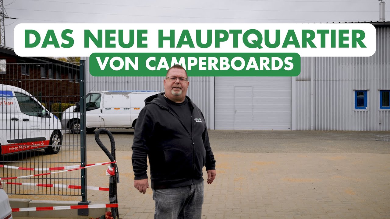 DAS ist die neue Camperboards-Halle! 🤯👌