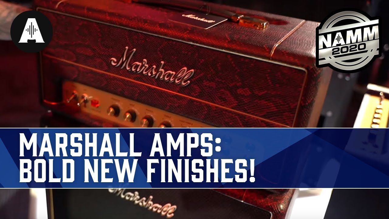 Exclusive Finishes for the Marshall Studio Range! - NAMM 2020
