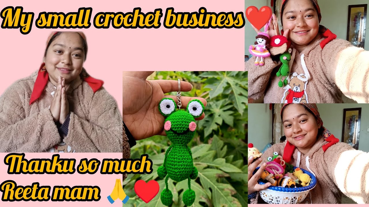 थैंक्यू सो मच रीता मेम🙏/my small crochet business♥️/लोगो को हमारी काम की कीमत नहीं पता😡#