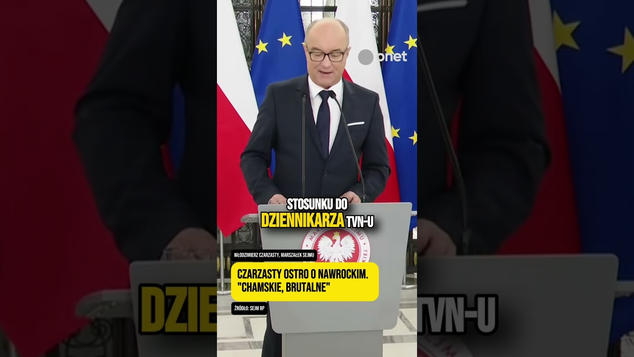 WŁODZIMIERZ CZARZASTY OSTRO O ZACHOWANIU NAWROCKIEGO. 