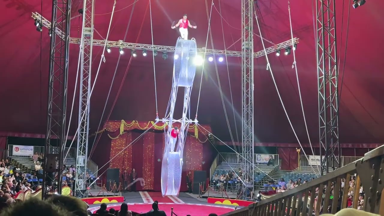 Acrobatic Performance :: Double wheel of destiny #circuslife #extremesports #acrobat