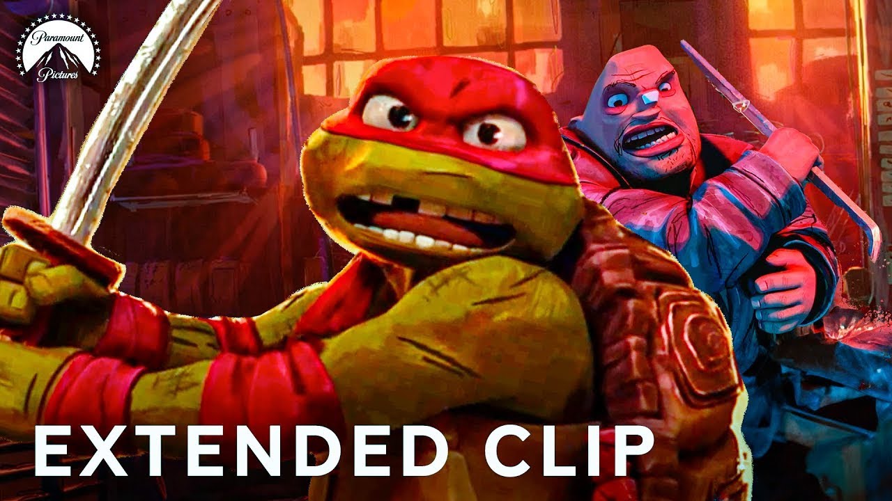 Teenage Mutant Ninja Turtles: Mutant Mayhem | First Fight Clip | Paramount Movies