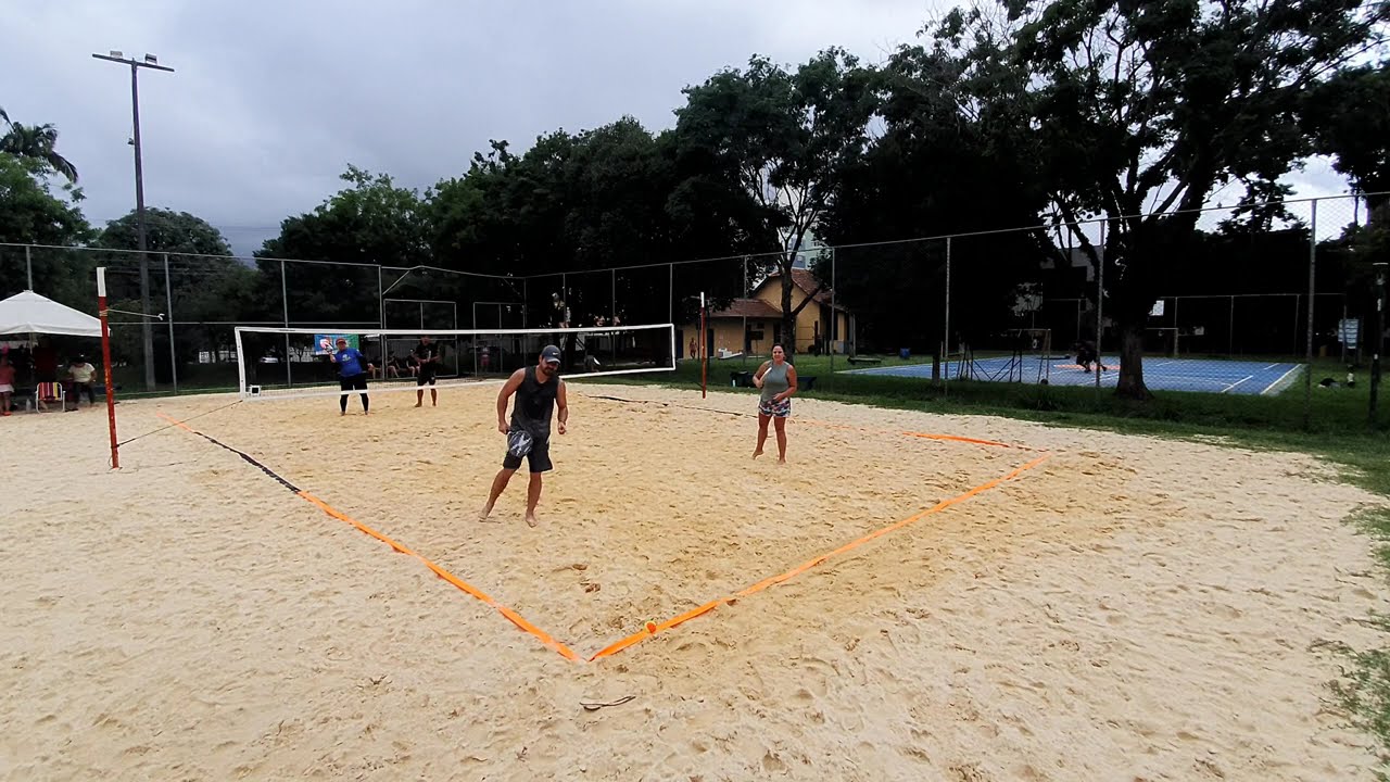 Beach Tennis CEB - 21/02/2026 - Franklyn/Eliana vs Victor/Arlei