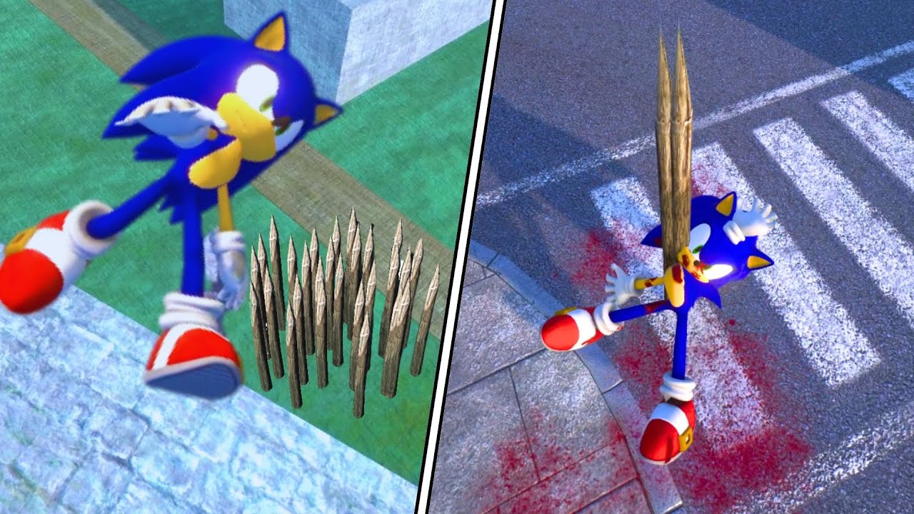 Sonic NPC Ragdoll Physics Compilation #23 | Overgrowth