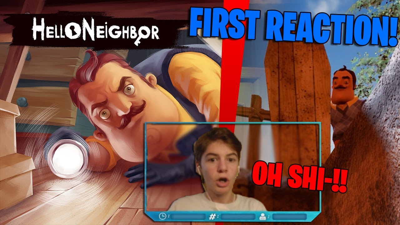 FIRST Time Playing HELLO NEIGHBOR (Alpha 1) - BelgianFriesGaming