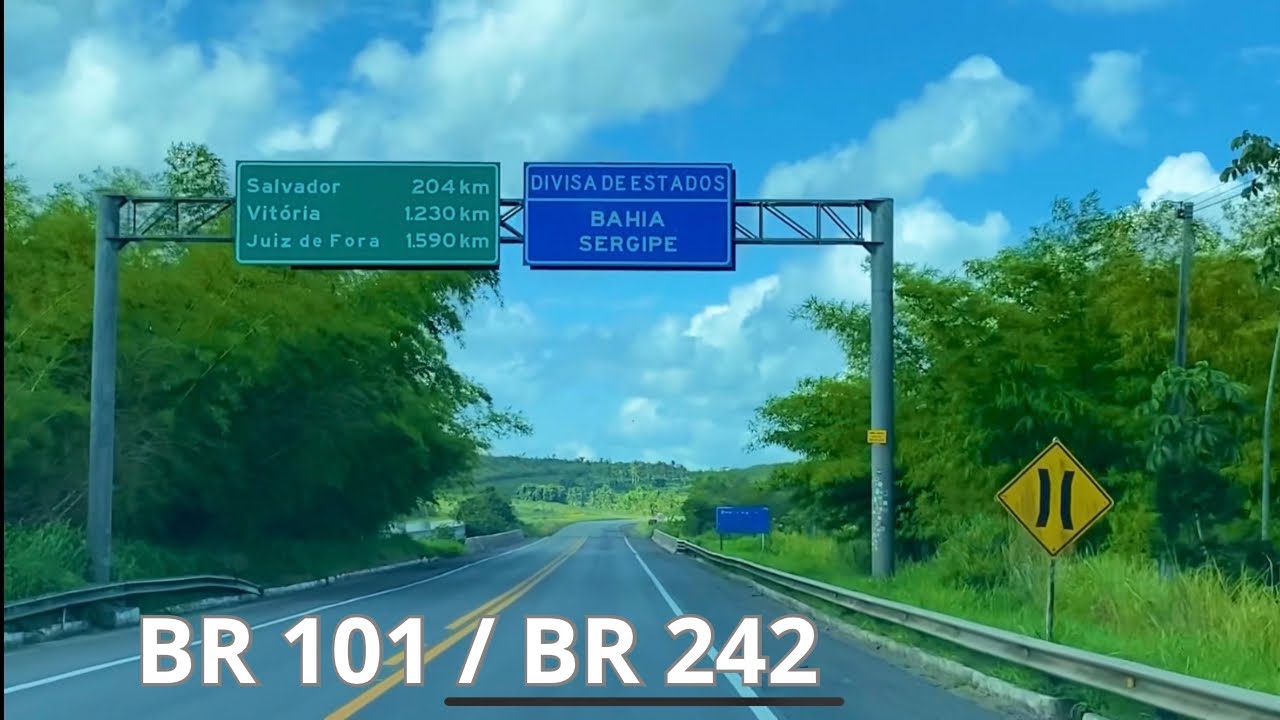 ARACAJU até SEABRA BA / BR 101 e BR 242