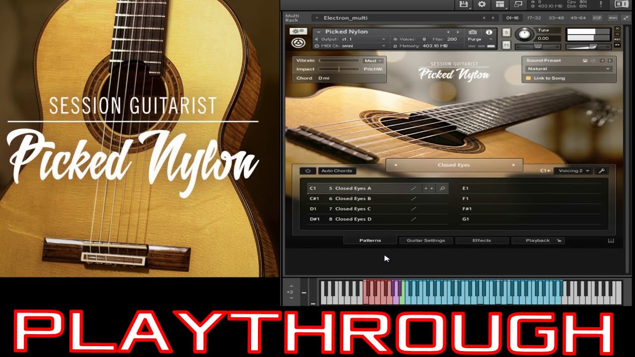 Session Guitarist Picked Nylon | PLAYTHROUGH | SAMPLE SOUND REVIEW