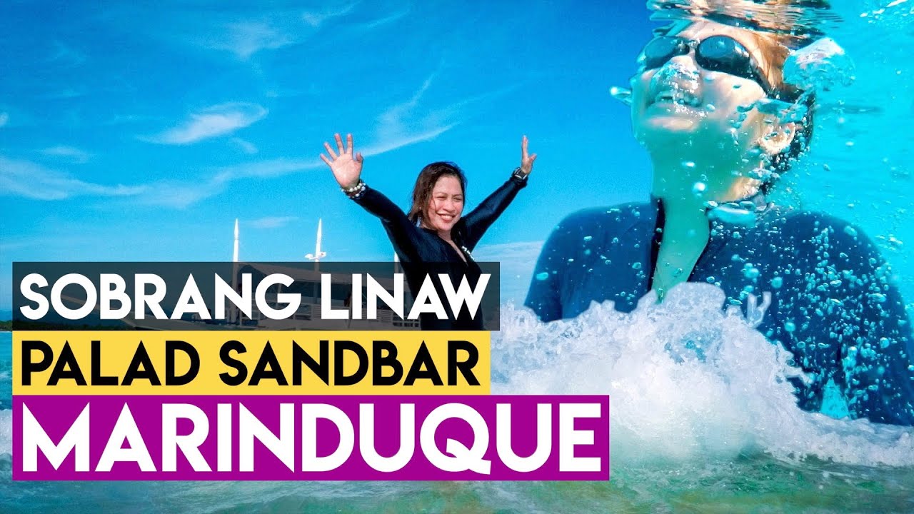 Crystal Clear Waters at Palad Sandbar Marinduque | Maniwaya Island Travel Experience