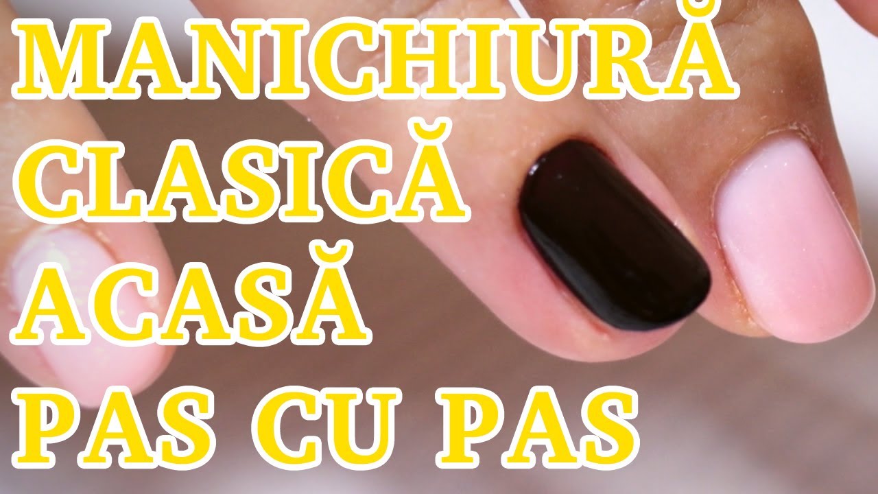 Cum sa realizezi o manichiura clasica acasa? 💅 Nails by Cupio 🎥