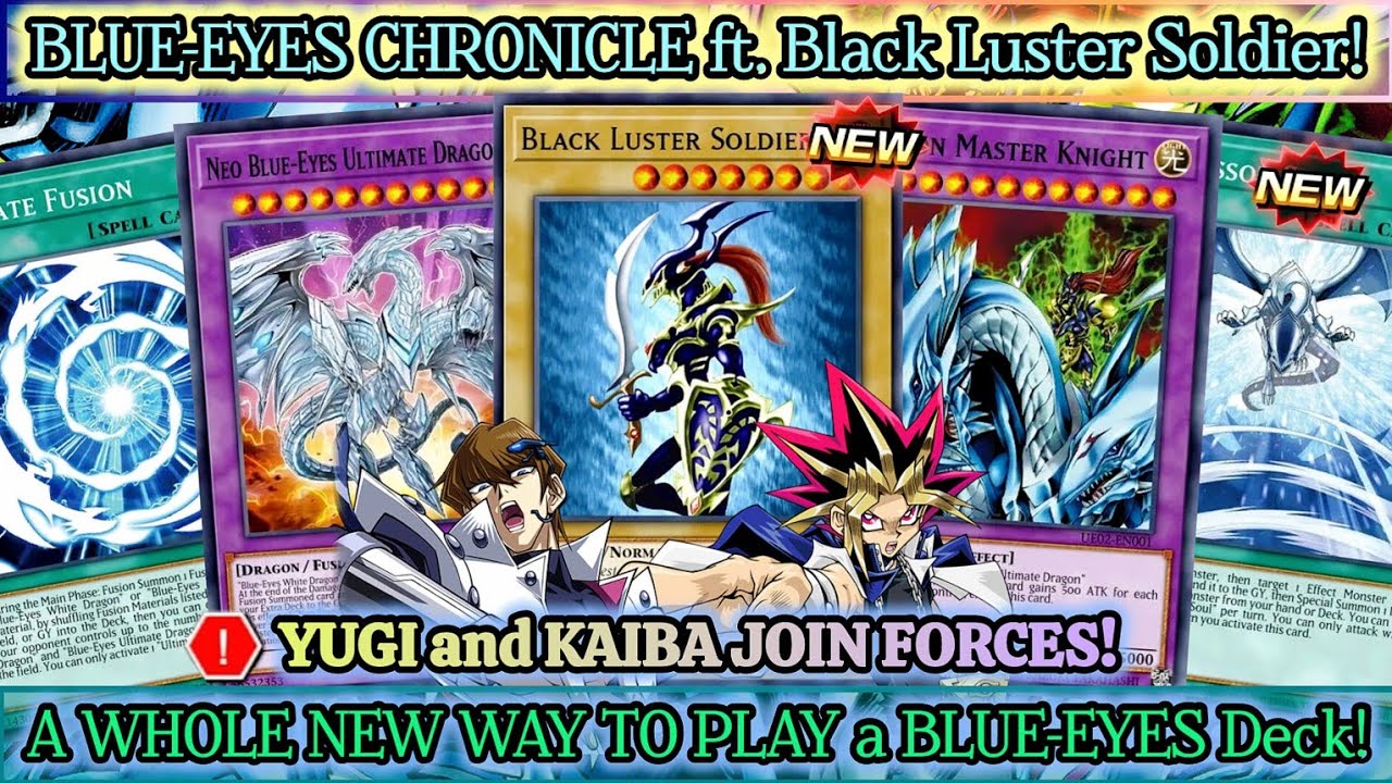 BLUE-EYES ft. Black Luster Soldier! SUCCESSOR SOUL & DRAGON MASTER KNIGHT Variant [Duel Links]
