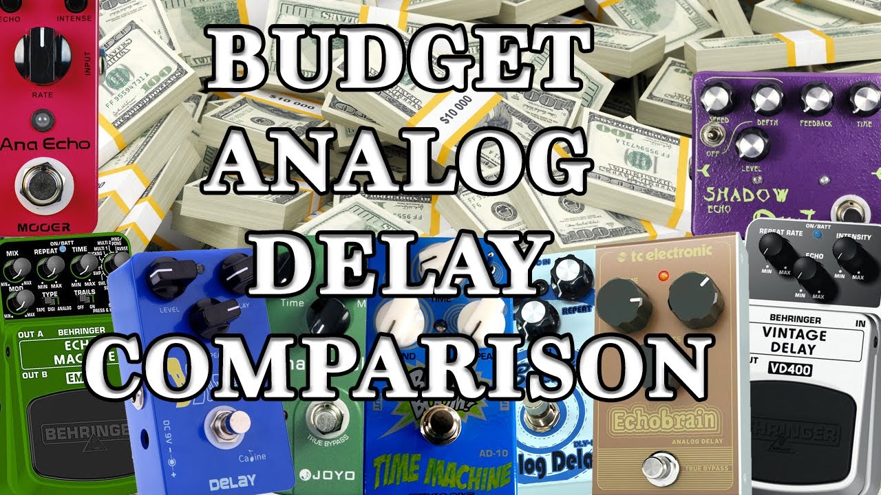 Cheap Analog Delay Shootout! with Oscillation! (Mooer, TC Electronic, Behringer, Joyo.)