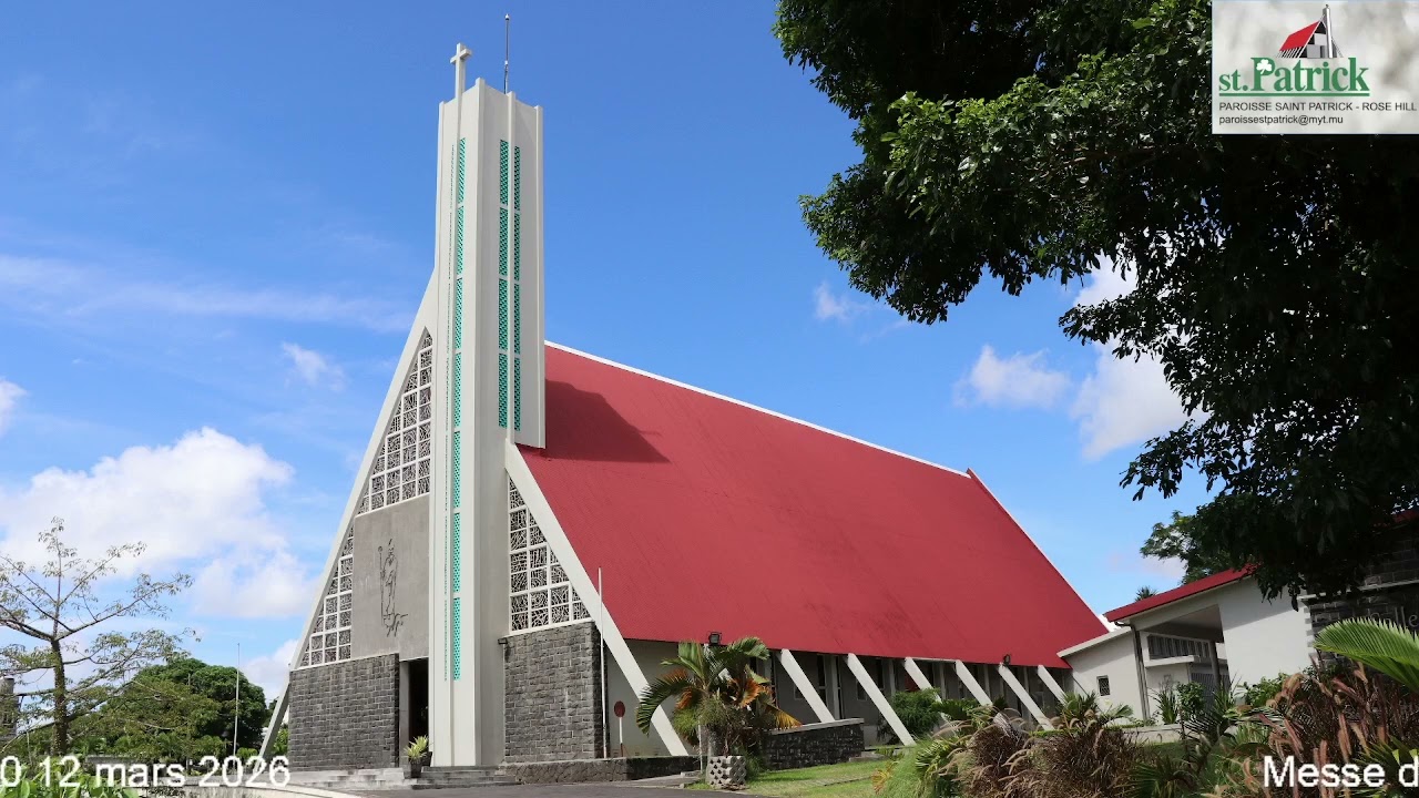 Messe de Cloture - 40 heures - jeudi 12 mars 2026 - st Patrick