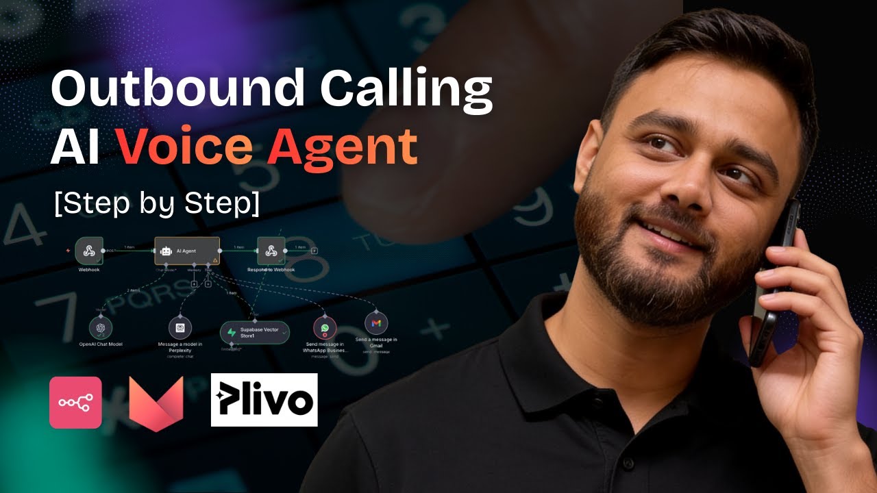 How to Build an AI Voice Agent for Outbound Calling (n8n, Ultravox, Plivo)