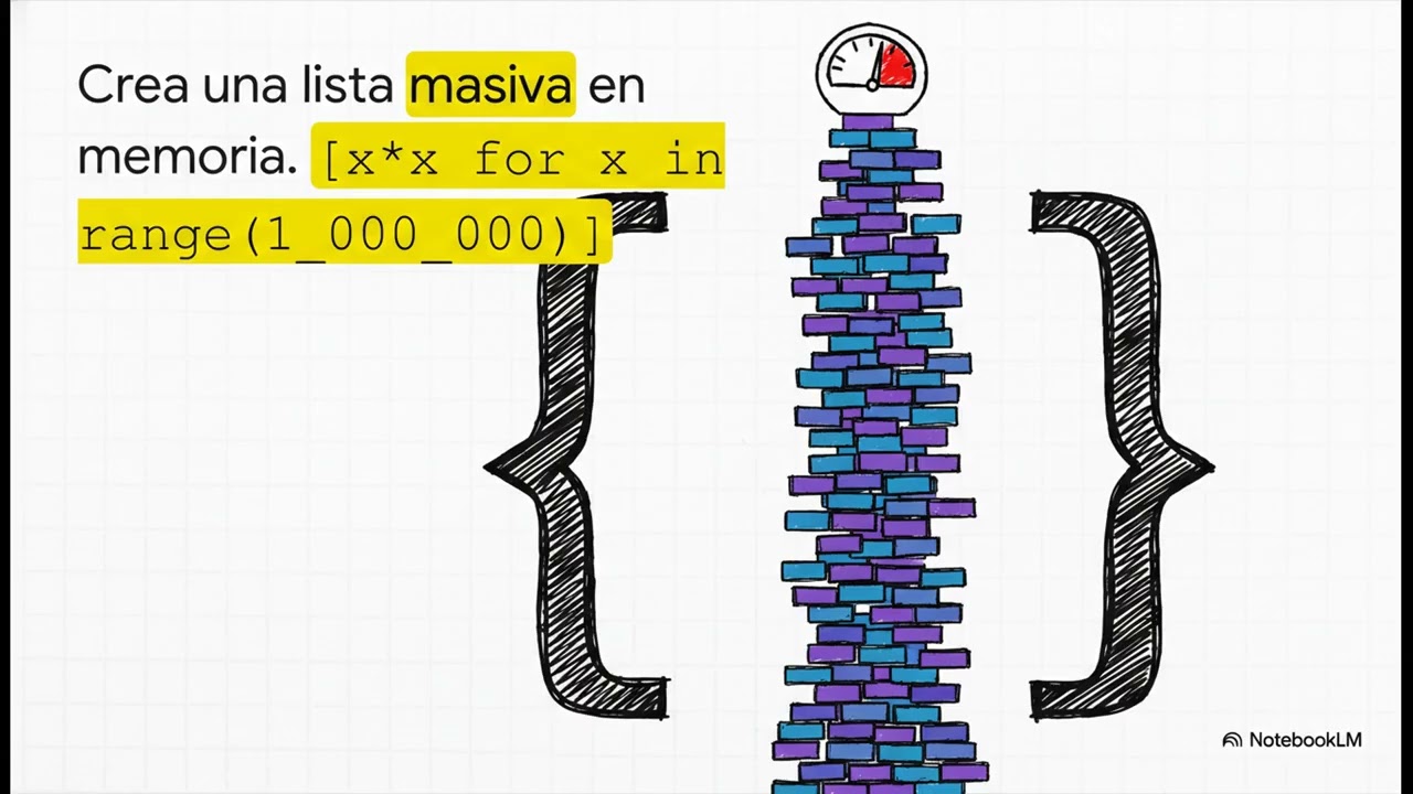 Python Avanzado (1/3) | Lección 7: El Arte de la Pereza - Dominando los Generadores de Python