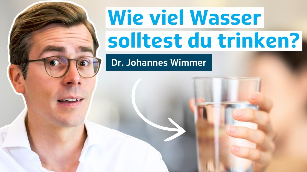 Wie bei der Arbeit genug Wasser trinken | Dr. Johannes Wimmer