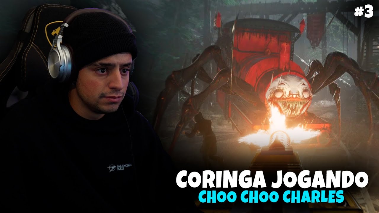 C0RINGA JOGANDO CHOO-CHOO CHARLES PELA PRIMEIRA VEZ #3