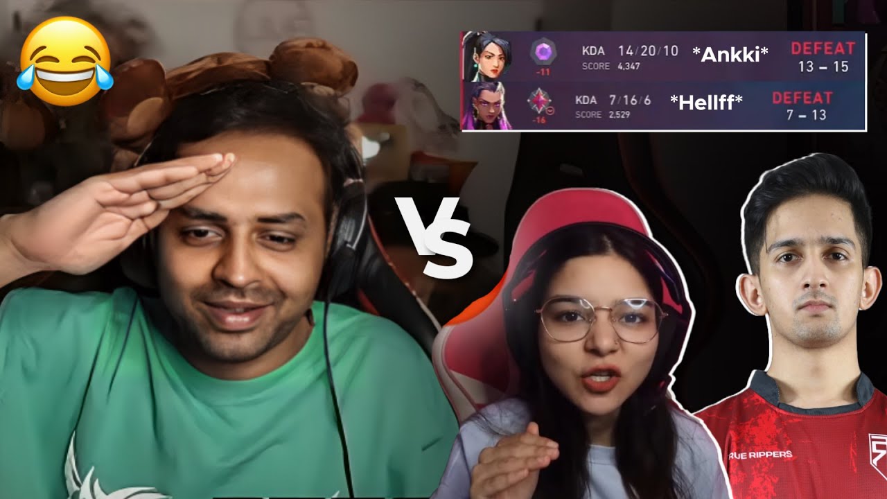 Binks Reviewed Ankkita & Hellff's Valorant Career Results *EPIC ENDING* 😂