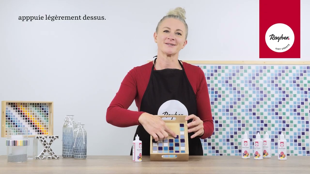 Particularité du produit: Crée une mosaïque parfaite avec notre colle pour mosaïque