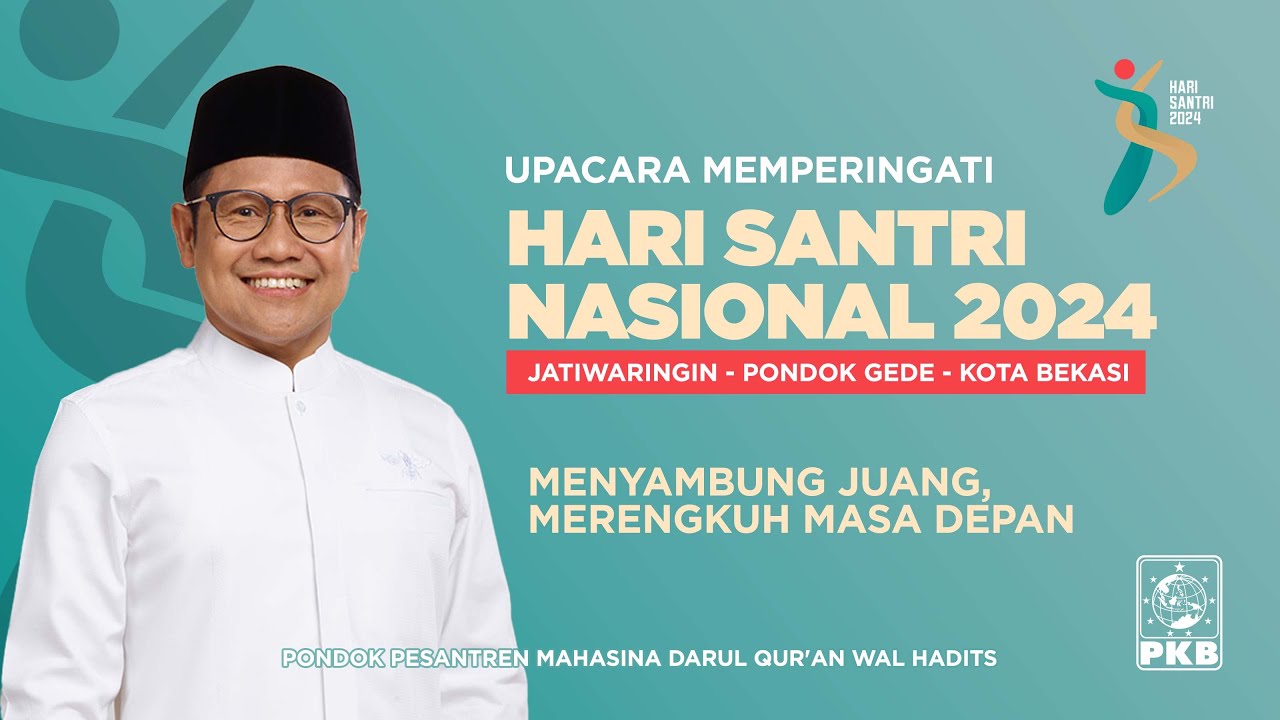 🔴 [LIVE] UPACARA MEMPERINGATI HARI SANTRI NASIONAL 2024