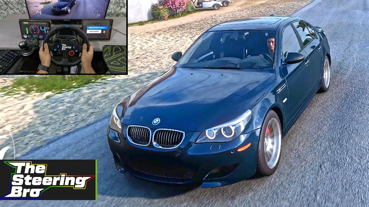 BMW M5 E60 - Forza Horizon 5 | G29 Steering Wheel & Gear Shifter Gameplay