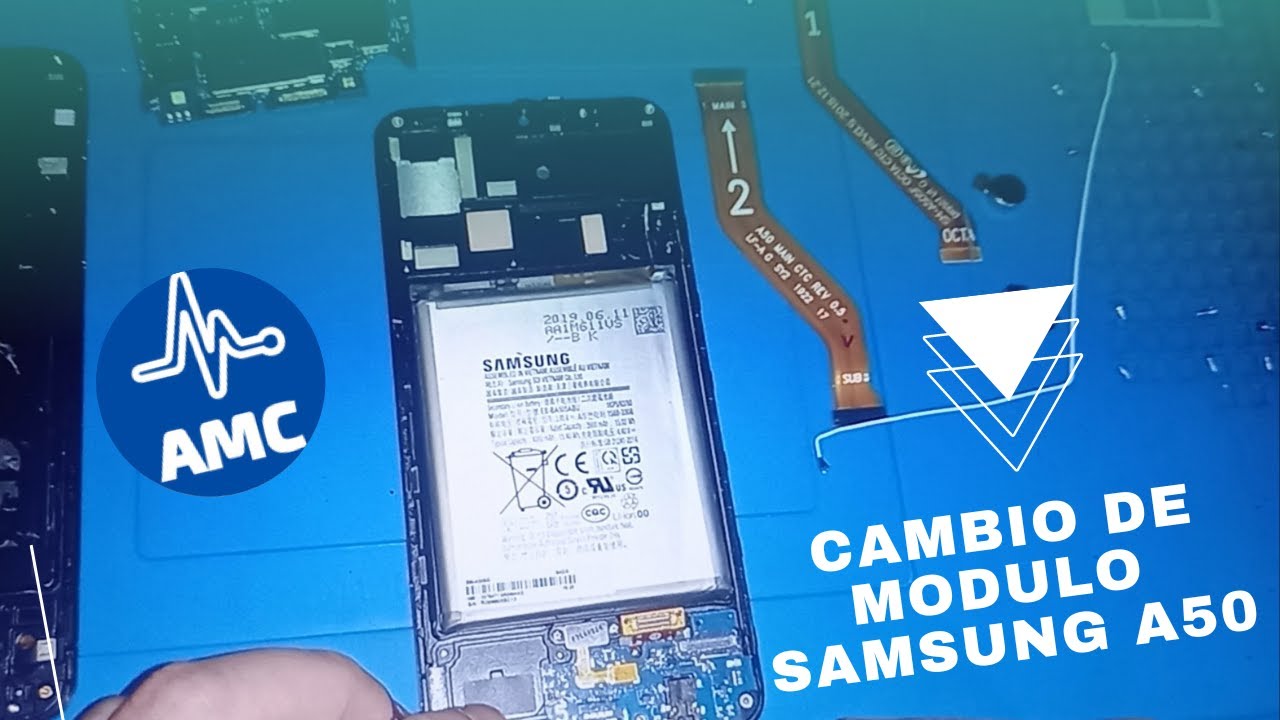 Como desarmar y cambiar módulo Samsung A505m