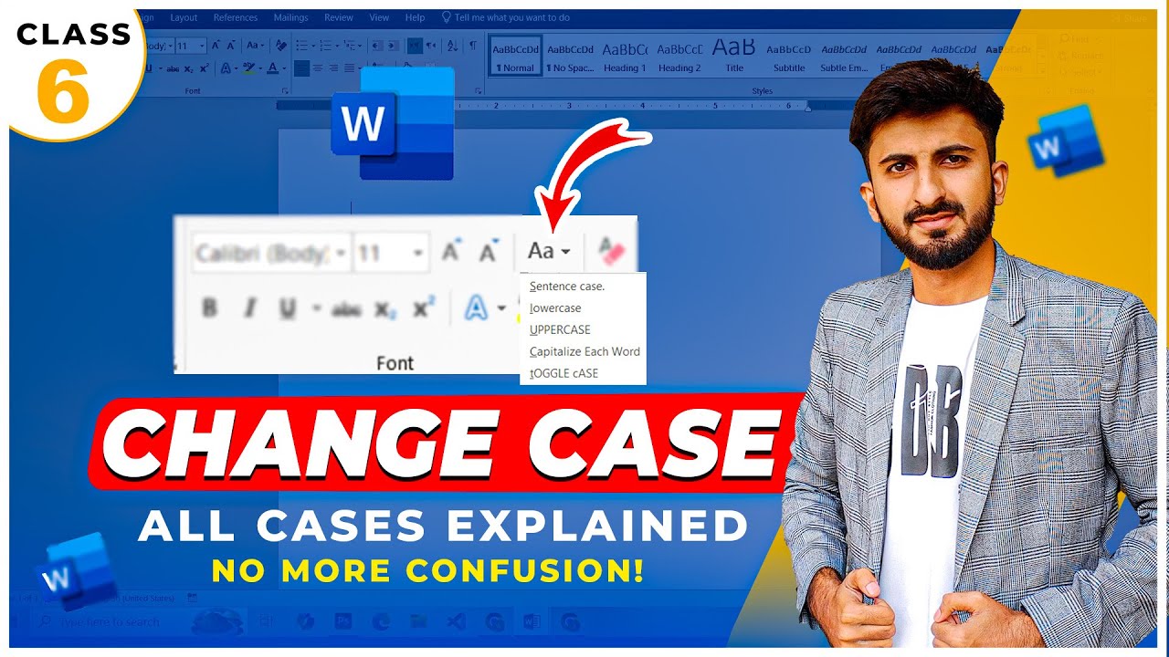 How to Use Change Case in MS Word  Full Explanation  Zeeshan Mahdi