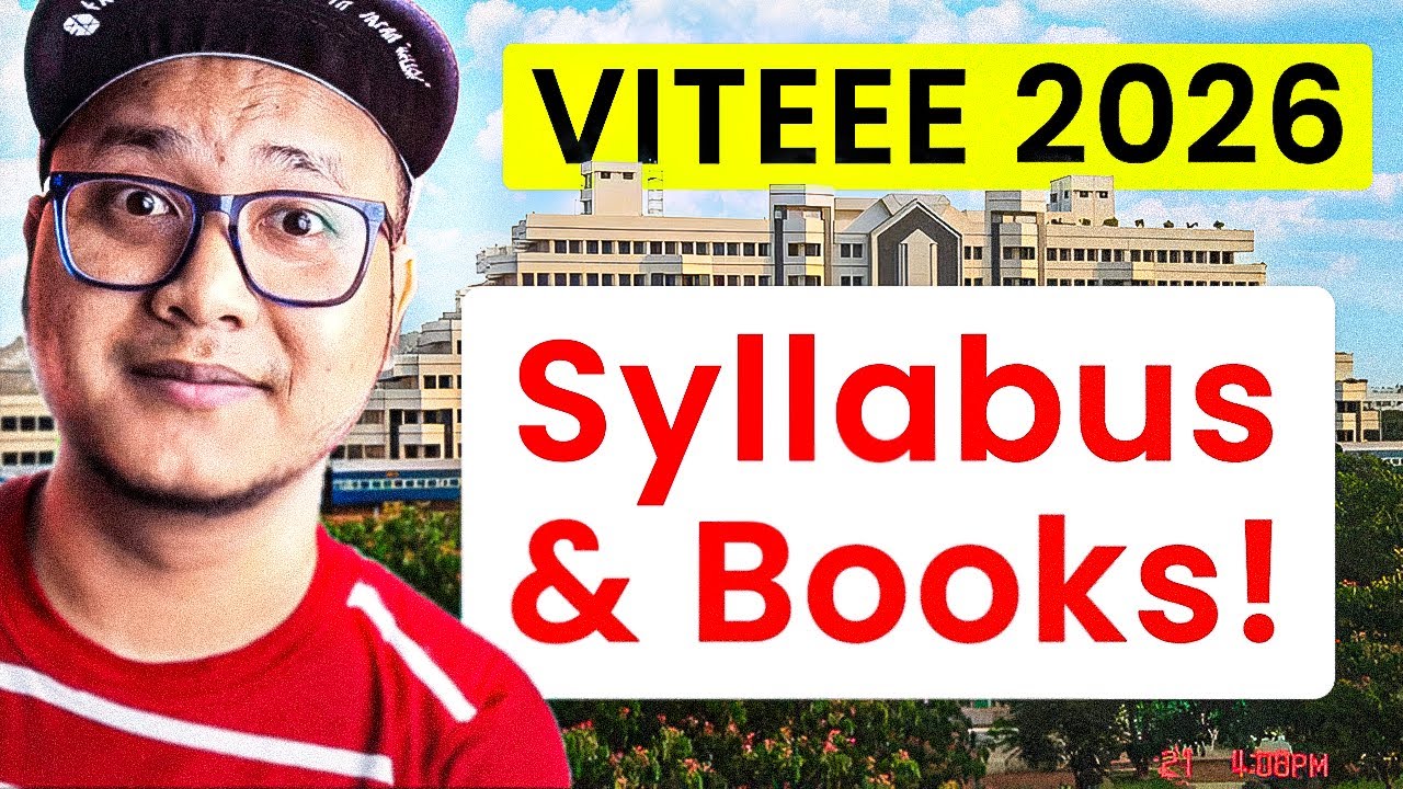 VITEEE 2026 Syllabus & Best Books 📚 | Full Guide in Hindi 🔥