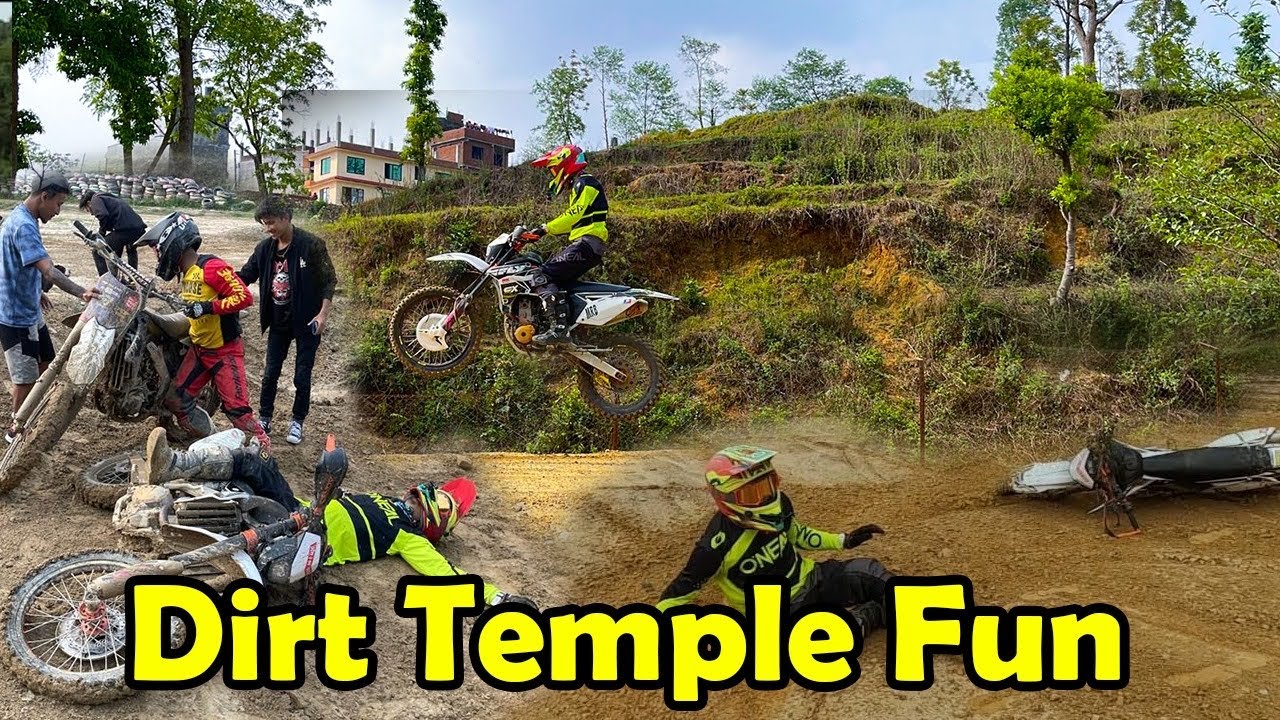 Dirt Track Ride || Dirt Temple || MRB Vlog ||