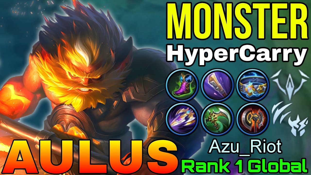 Monster Aulus Deadly Jungler - Top 1 Global Aulus by Azu_Riot - Mobile Legends